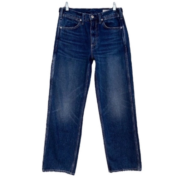 AYR The Houseplant Medium Wash Oversized Straight Leg Cargo Denim Jeans 30 - Picture 1 of 6